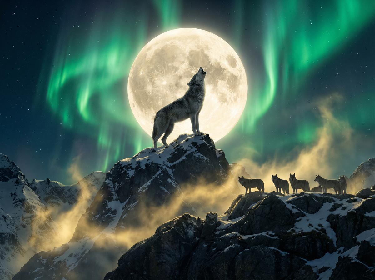 真实偷拍-灰狼月夜嚎叫视频